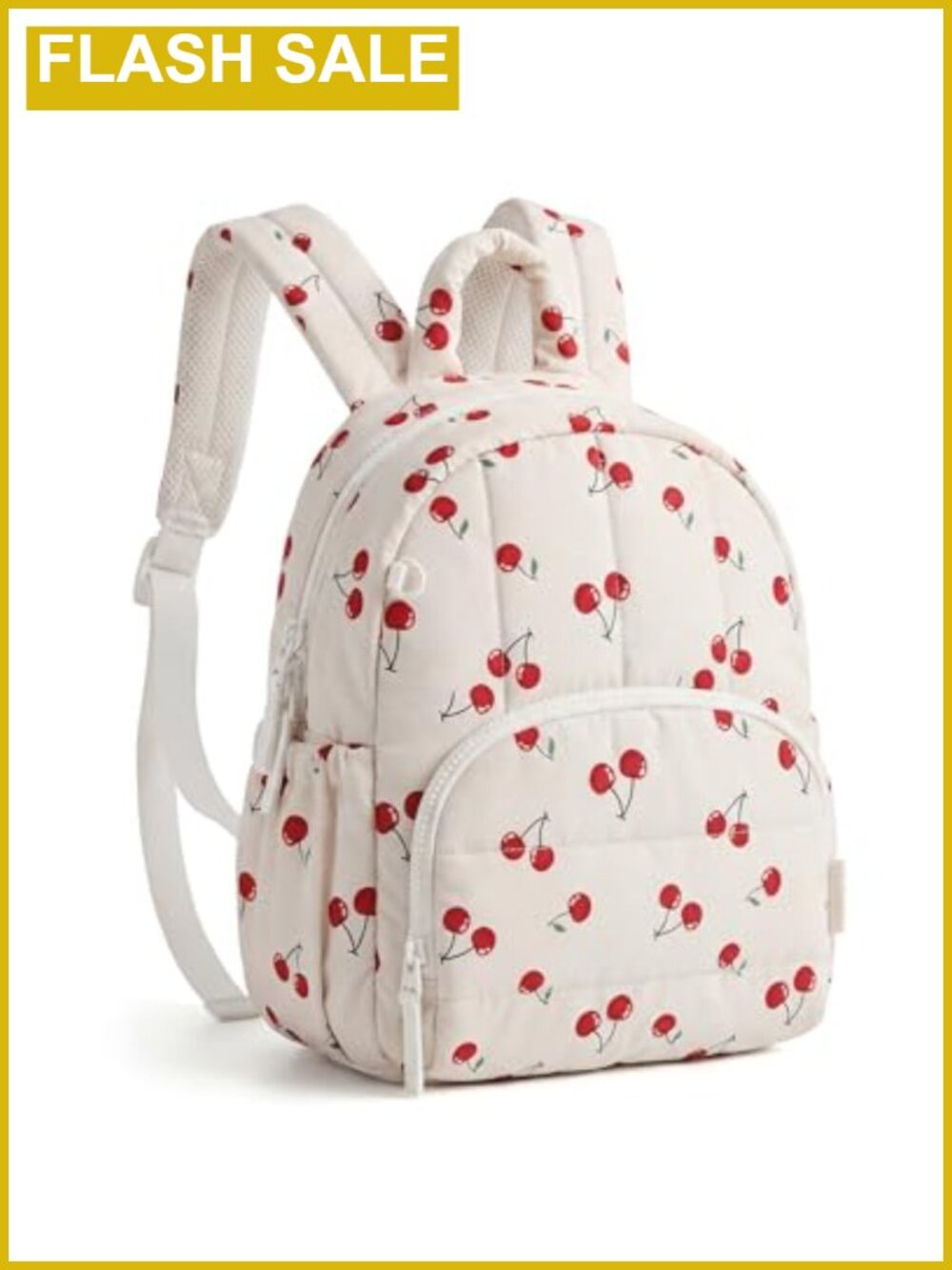 Mini Puffer Backpack Water-Resistant Quilted Convertible Daypack Women's Bag